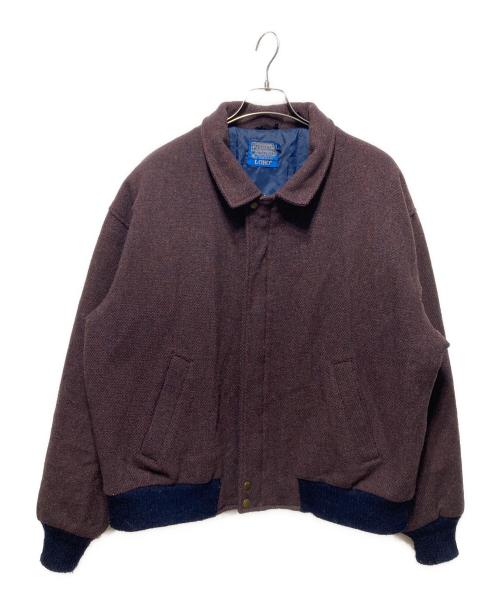 PENDLETON（ペンドルトン）PENDLETON (ペンドルトン) 70’s ウールジャケット ボルドー サイズ:XLの古着・服飾アイテム