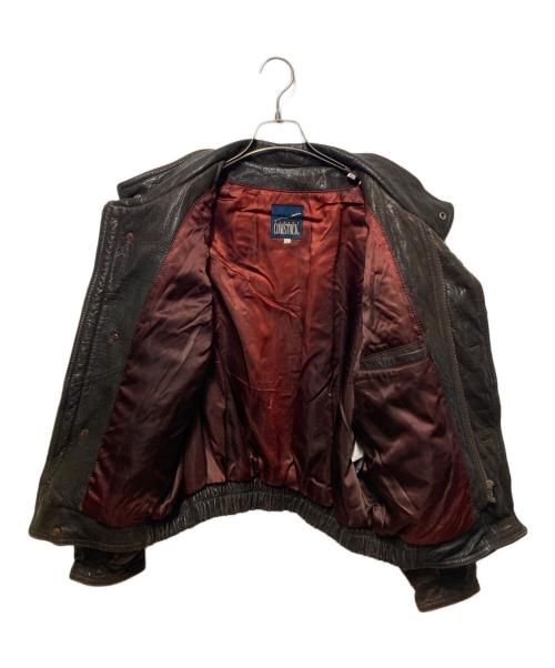 COMSTOCK（カムストック）COMSTOCK (カムストック) レザージャケット ブラウン サイズ:Ｍの古着・服飾アイテム