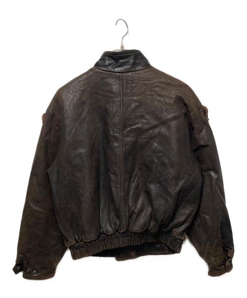 COMSTOCK（カムストック）COMSTOCK (カムストック) レザージャケット ブラウン サイズ:Ｍの古着・服飾アイテム