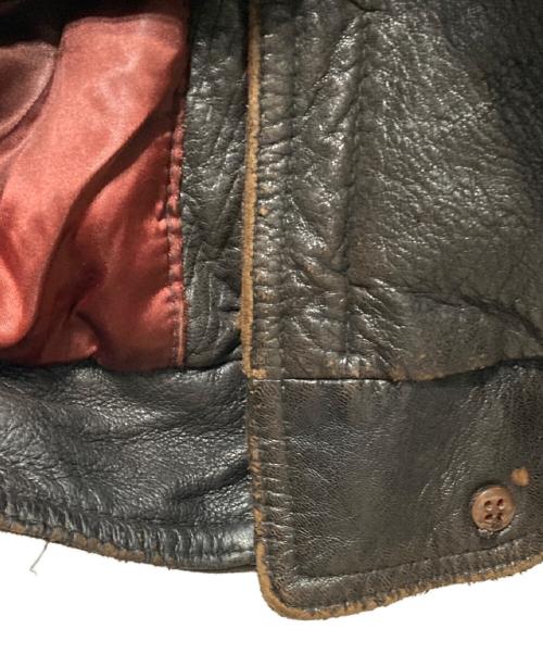 COMSTOCK（カムストック）COMSTOCK (カムストック) レザージャケット ブラウン サイズ:Ｍの古着・服飾アイテム