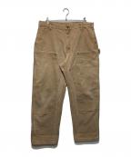 CarHarttカーハート）の古着「ダブルニーペインターパンツ」｜ベージュ
