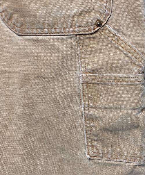 CarHartt（カーハート）CarHartt (カーハート) ダブルニーペインターパンツ ベージュ サイズ:38×32の古着・服飾アイテム