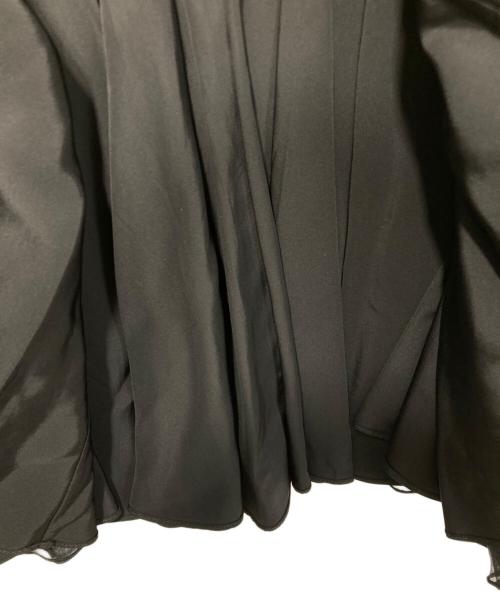 LOUIS VUITTON（ルイ ヴィトン）LOUIS VUITTON (ルイ ヴィトン) シルクレーヨンスカート ブラック サイズ:36の古着・服飾アイテム