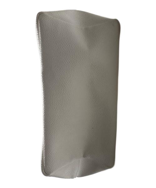 Herve Chapelier（エルベシャプリエ）Herve Chapelier (エルベシャプリエ) リュクススクエア トートバッグ アイボリー×グレーの古着・服飾アイテム