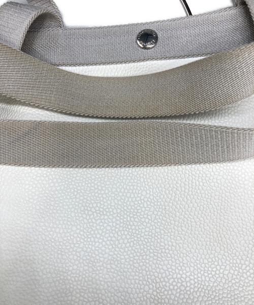 Herve Chapelier（エルベシャプリエ）Herve Chapelier (エルベシャプリエ) リュクススクエア トートバッグ アイボリー×グレーの古着・服飾アイテム