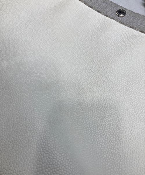 Herve Chapelier（エルベシャプリエ）Herve Chapelier (エルベシャプリエ) リュクススクエア トートバッグ アイボリー×グレーの古着・服飾アイテム