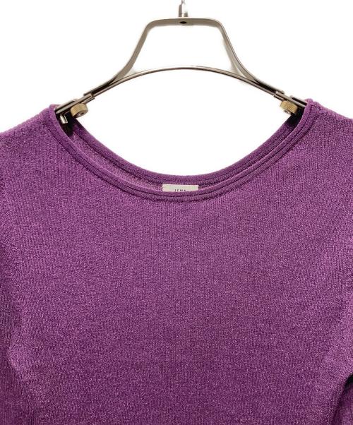 IENA（イエナ）IENA (イエナ) シアーリブ クループルオーバー パープル サイズ:freeの古着・服飾アイテム