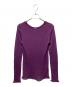 IENA（イエナ）の古着「シアーリブ クループルオーバー」｜パープル