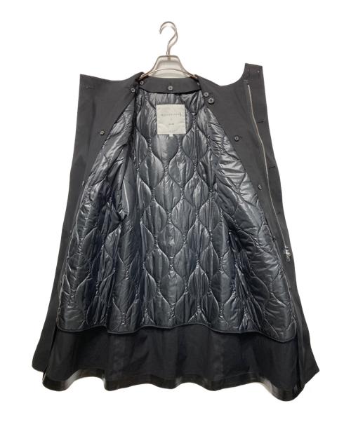 MACKINTOSH（マッキントッシュ）MACKINTOSH (マッキントッシュ) HYKE (ハイク) 中綿ライナー付きゴム引きコート ブラック サイズ:2の古着・服飾アイテム