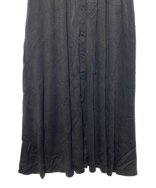 BORDERS at BALCONY（ボーダーズアットバルコニー）BORDERS at BALCONY (ボーダーズアットバルコニー) エルボーパッチニットワンピース ブラウン サイズ:36の古着・服飾アイテム