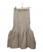 CFCLシーエフシーエル）の古着「FRUTED MERMAID SKIRT」｜ライトベージュ