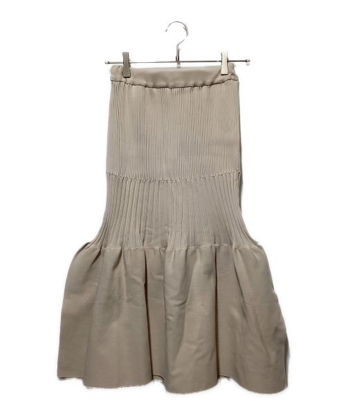 CFCL（シーエフシーエル）CFCL (シーエフシーエル) FRUTED MERMAID SKIRT ライトベージュ サイズ:1の古着・服飾アイテム