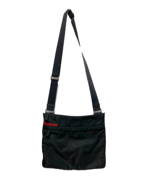 PRADA SPORTS（プラダスポーツ）PRADA SPORTS (プラダスポーツ) ナイロンショルダーバッグ ブラックの古着・服飾アイテム