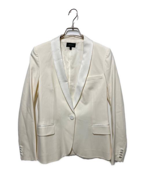 theory（セオリー）theory (セオリー) テーラードジャケット ホワイトの古着・服飾アイテム