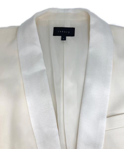 theory（セオリー）theory (セオリー) テーラードジャケット ホワイトの古着・服飾アイテム