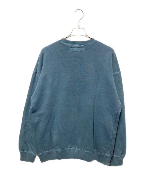 NEIGHBORHOOD（ネイバーフッド）NEIGHBORHOOD (ネイバーフッド) PIGMENT DYED SWEAT SHIRT LS ブルー サイズ:Mの古着・服飾アイテム