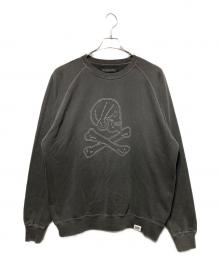 NEIGHBORHOOD（ネイバーフッド）の古着「PIGMENT DYED SWEAT SHIRT LS」｜グレー