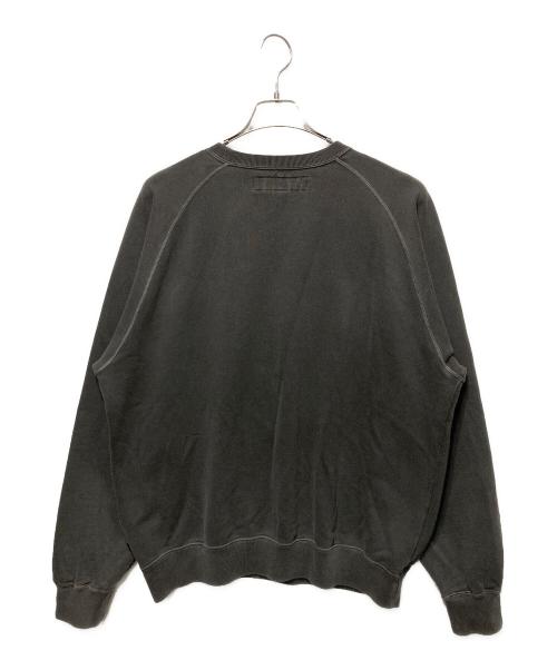 NEIGHBORHOOD（ネイバーフッド）NEIGHBORHOOD (ネイバーフッド) PIGMENT DYED SWEAT SHIRT LS グレー サイズ:Ｌの古着・服飾アイテム