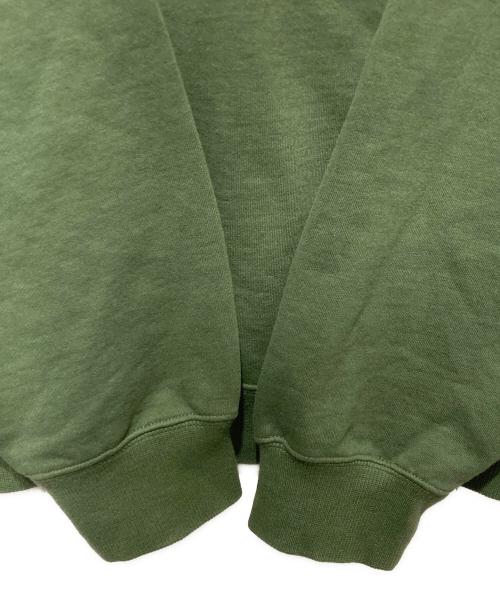 NEIGHBORHOOD（ネイバーフッド）NEIGHBORHOOD (ネイバーフッド) Eddie Bauer (エディーバウアー) WASHED SWEAT SHIRT LS グリーン サイズ:Ｌの古着・服飾アイテム