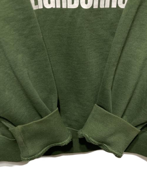 NEIGHBORHOOD（ネイバーフッド）NEIGHBORHOOD (ネイバーフッド) Eddie Bauer (エディーバウアー) WASHED SWEAT SHIRT LS グリーン サイズ:Ｌの古着・服飾アイテム