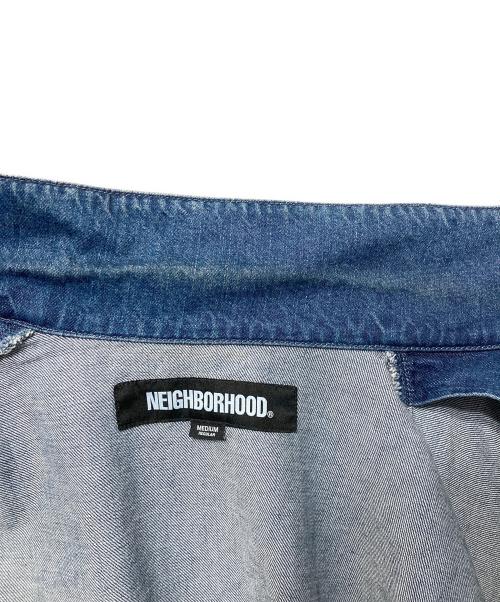 NEIGHBORHOOD（ネイバーフッド）NEIGHBORHOOD (ネイバーフッド) DENIM ZIP WORK JACKET インディゴ サイズ:Ｍの古着・服飾アイテム