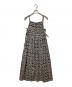 sara mallika (サラマリカ) Cotton Lurex Ripple Print Cami Dress ブラック×ホワイト サイズ:Free：13000円