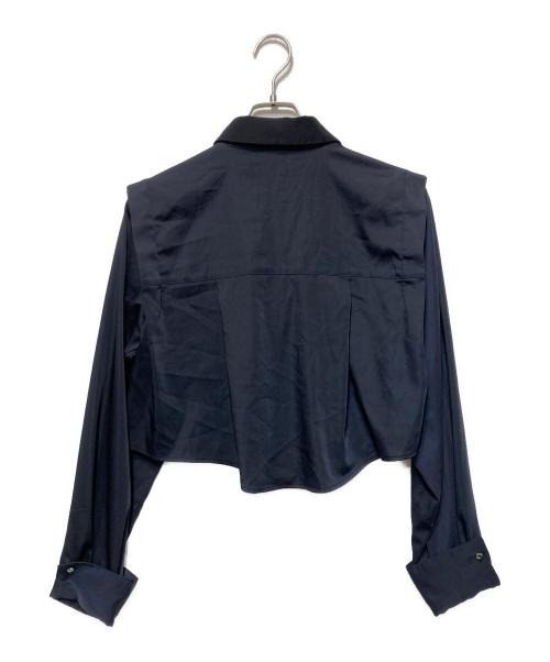 led.tokyo（レッドトーキョー）led.tokyo (レッドトーキョー) タックショルダーシャツセットアップ ネイビー サイズ:38の古着・服飾アイテム