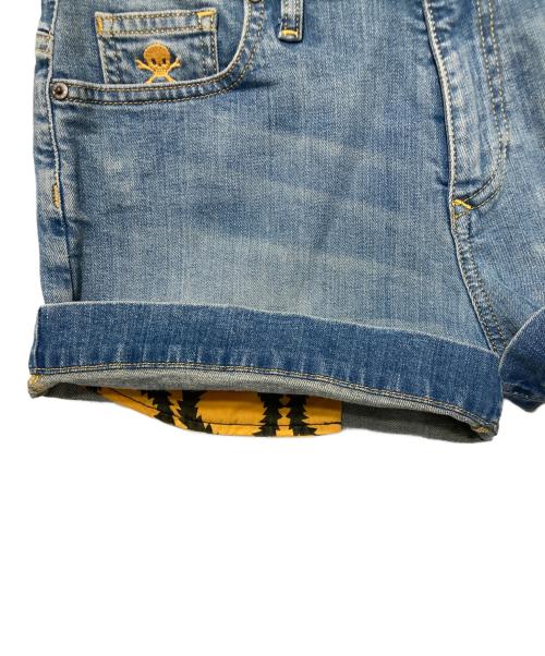 Vivienne Westwood ANGLOMANIA（ヴィヴィアンウエストウッドアングロマニア）Vivienne Westwood ANGLOMANIA (ヴィヴィアンウエストウッドアングロマニア) デニムショートパンツ インディゴ サイズ:26の古着・服飾アイテム