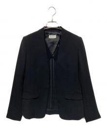 PLST（プラステ）の古着「ノーカラージャケット」｜ブラック