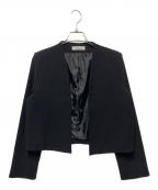 maison de Dolce.メゾンドドルチェ）の古着「ノーカラージャケット」｜ブラック