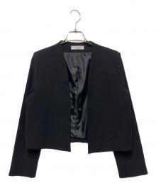 maison de Dolce.（メゾンドドルチェ）の古着「ノーカラージャケット」｜ブラック