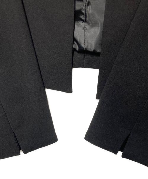 maison de Dolce.（メゾンドドルチェ）maison de Dolce. (メゾンドドルチェ) ノーカラージャケット ブラック サイズ:FREEの古着・服飾アイテム