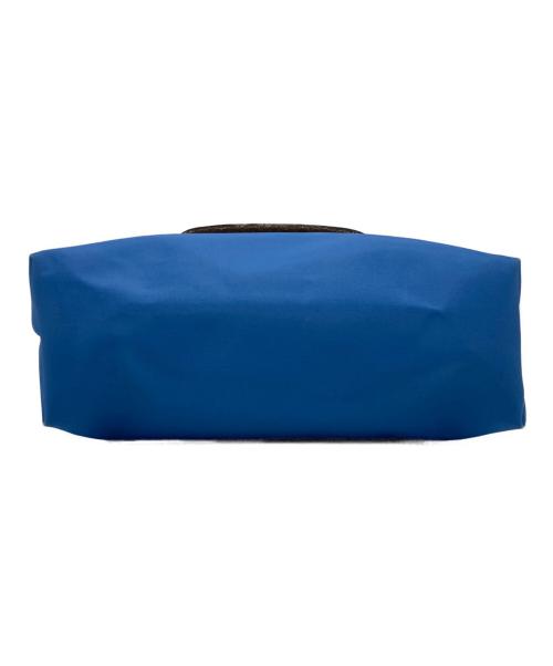LONGCHAMP（ロンシャン）LONGCHAMP (ロンシャン) LE PLIAGEミニポーチ ブルーの古着・服飾アイテム