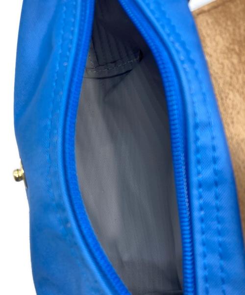 LONGCHAMP（ロンシャン）LONGCHAMP (ロンシャン) LE PLIAGEミニポーチ ブルーの古着・服飾アイテム