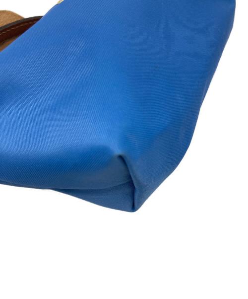 LONGCHAMP（ロンシャン）LONGCHAMP (ロンシャン) LE PLIAGEミニポーチ ブルーの古着・服飾アイテム