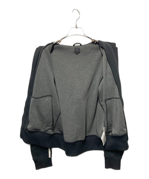 adidas（アディダス）adidas (アディダス) ジップパーカー ブラック サイズ:Ｌの古着・服飾アイテム