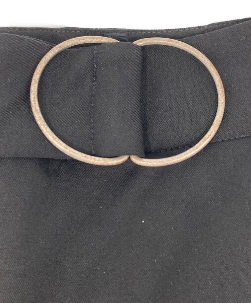 Acne studios（アクネ ストゥディオズ）Acne studios (アクネ ストゥディオズ) 裾ジップストレッチフレアスラックス ブラック サイズ:34の古着・服飾アイテム