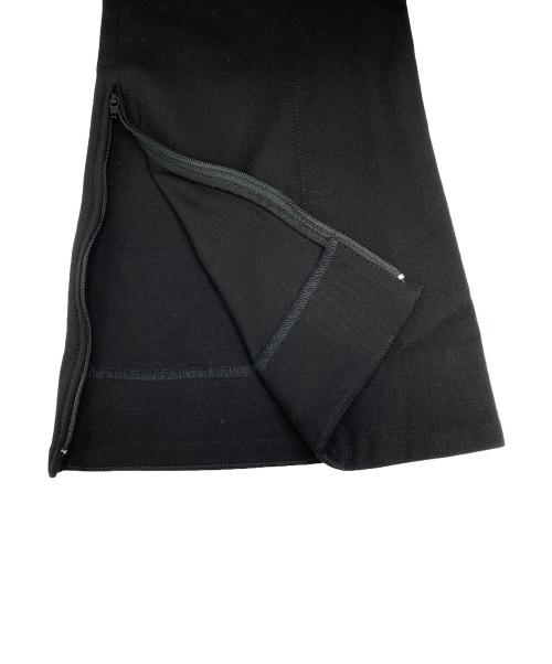 Acne studios（アクネ ストゥディオズ）Acne studios (アクネ ストゥディオズ) 裾ジップストレッチフレアスラックス ブラック サイズ:34の古着・服飾アイテム