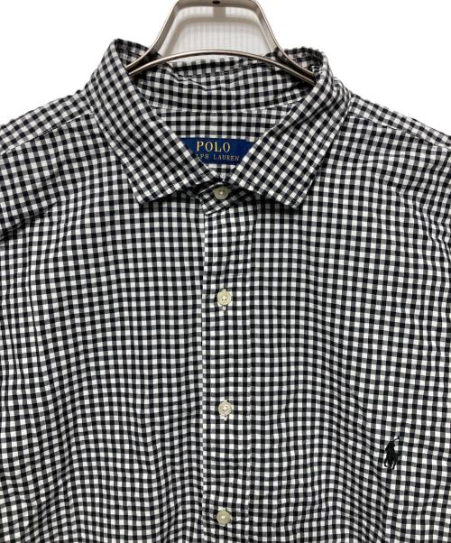 POLO RALPH LAUREN（ポロ・ラルフローレン）POLO RALPH LAUREN (ポロ・ラルフローレン) ギンガムチェックシャツ ブラック サイズ:2XBの古着・服飾アイテム