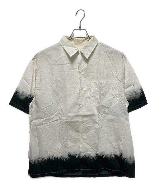 PRADA（プラダ）PRADA (プラダ) 半袖シャツ ブラック×ホワイト サイズ:Ｍの古着・服飾アイテム