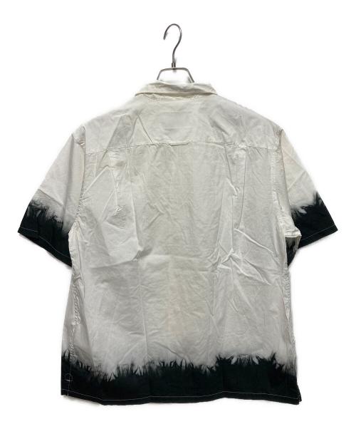 PRADA（プラダ）PRADA (プラダ) 半袖シャツ ブラック×ホワイト サイズ:Ｍの古着・服飾アイテム