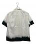 PRADA (プラダ) 半袖シャツ ブラック×ホワイト サイズ:Ｍ：9000円