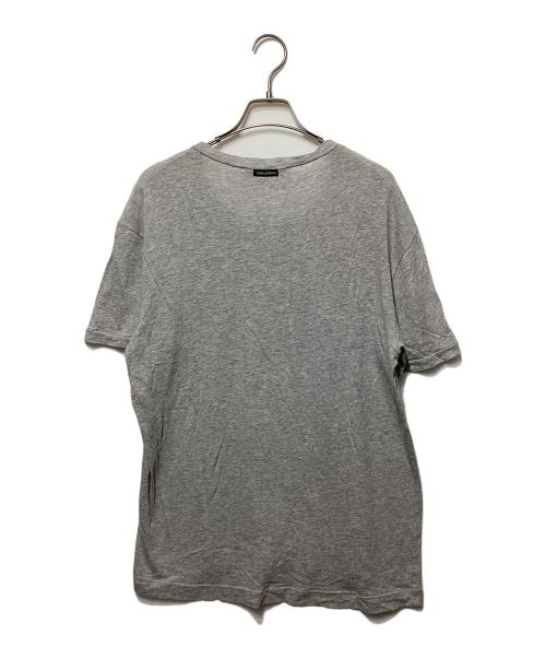 DOLCE & GABBANA（ドルチェ＆ガッバーナ）DOLCE & GABBANA (ドルチェ＆ガッバーナ) プリントTシャツ グレー サイズ:48の古着・服飾アイテム