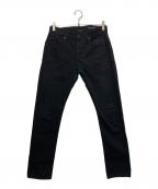 Saint Laurent Parisサンローランパリ）の古着「デニムパンツ」｜ブラック