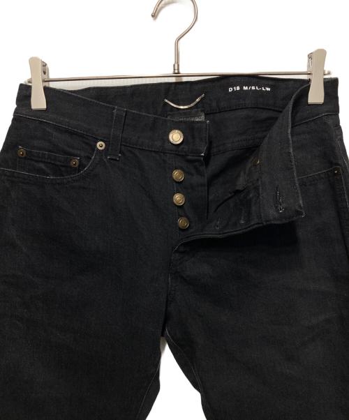 Saint Laurent Paris（サンローランパリ）Saint Laurent Paris (サンローランパリ) デニムパンツ ブラック サイズ:30の古着・服飾アイテム