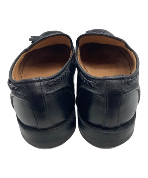 Tricker's（トリッカーズ）Tricker's (トリッカーズ) タッセルローファー ブラック サイズ:8 1/2の古着・服飾アイテム