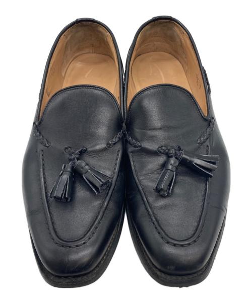 Tricker's（トリッカーズ）Tricker's (トリッカーズ) タッセルローファー ブラック サイズ:8 1/2の古着・服飾アイテム