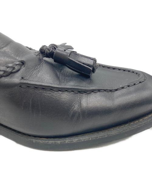 Tricker's（トリッカーズ）Tricker's (トリッカーズ) タッセルローファー ブラック サイズ:8 1/2の古着・服飾アイテム