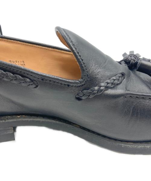 Tricker's（トリッカーズ）Tricker's (トリッカーズ) タッセルローファー ブラック サイズ:8 1/2の古着・服飾アイテム