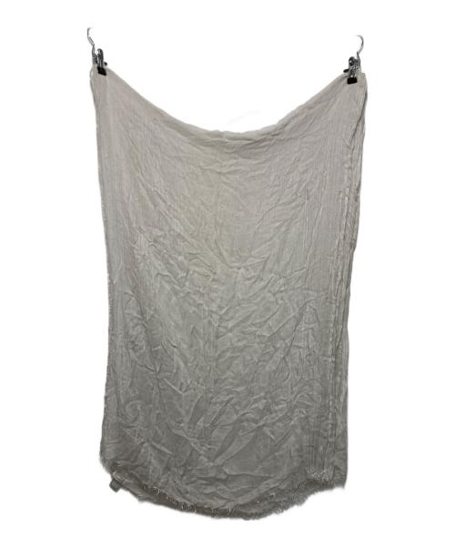 FALIERO SARTI（ファリエロサルティ）Faliero Sarti (ファリエロサルティ) シルク混スカーフ グレーの古着・服飾アイテム